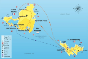 St Barts Map