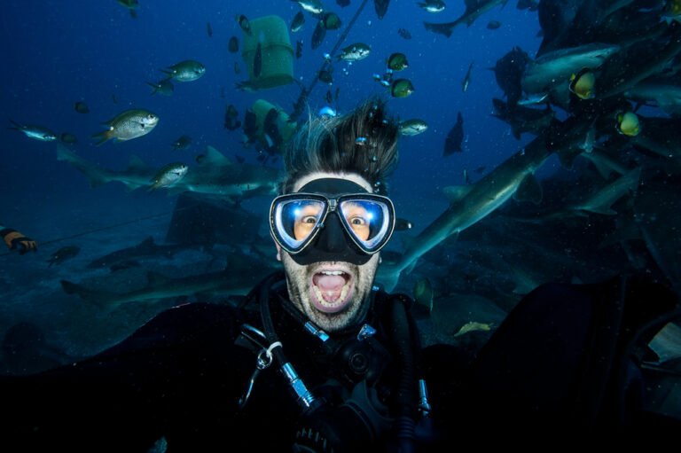 Scuba Diver Scared