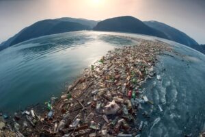 Plastic in the ocean